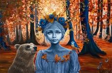 Fuglen sang om efterårets skønhed - Anne Juul Christophersen